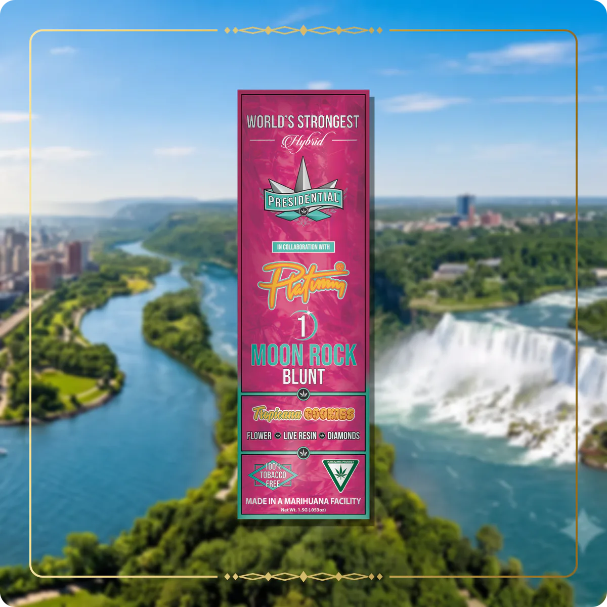 Tropical Presidential blunt variant 2 for the New York home collection